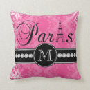 Recherche de damassé rose coussins Monogramme