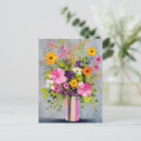 Recherche de texture florale cartes postales Moderne