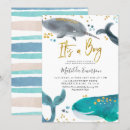 Recherche de whale baby shower invitations Sous la mer