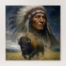Recherche de chef indien puzzles Amérindien