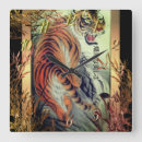 Recherche de tigre japonais art Vintage