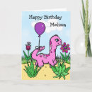 Suche nach dinosaurier geburtstag karten Rosa