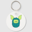 Recherche de monstre vert porteclés Mignon