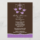 Recherche de purple elephant baby shower invitations Lavande