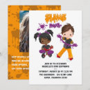 Recherche de slime invitations Fête d'anniversaire slime