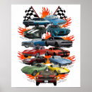 Suche nach muscle cars poster Vintage automobil