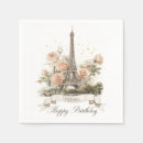Recherche de paris romantique serviettes Aquarelle
