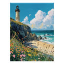 Suche nach küstenlandschaft poster Leuchtturm