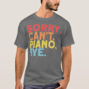 Recherche de piano drôle tshirts Papa