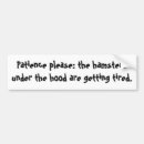 Recherche de la patience voiture autocollants Calme