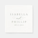 Recherche de vert mariage serviettes Noms