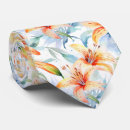 Recherche de lys cravates Motif floral