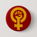 Recherche de gauche badges Féministe
