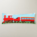 Recherche de train rouge coussins Locomotive