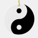 Recherche de yin yang ornements Noir et blanc