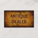 Recherche de revendeurs cartes visite Antiquités