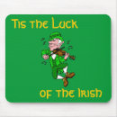 Suche nach viel glück mousepads Irisch