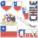 Recherche de le chili autocollants Drapeau