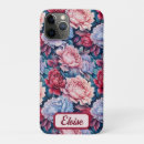 Recherche de pivoine rose iphone coques Bleu