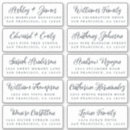 Recherche de de rsvp mariage autocollants Noir et blanc