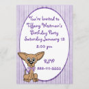 Recherche de enfants et chiens invitations Violet