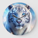 Suche nach weißer tiger wanduhren Wildkatzen