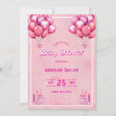 Recherche de hot pink baby shower invitations Rose chaud