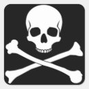 Recherche de crossbones autocollants Crâne