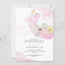Recherche de swan princess baby shower invitations Princesse