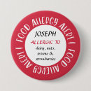 Recherche de allergies alimentaires badges Alerte d'allergie alimentaire