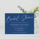 Suche nach winter bridal shower einladungen Marineblau
