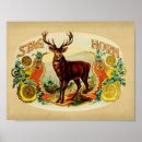 Recherche de cerf vintage posters Rétro