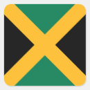 Recherche de drapeau jamaïcain autocollants Patriotique