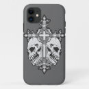 Recherche de croix gothique iphone coques Crâne