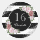 Recherche de nombre autocollants Rose