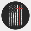 Recherche de drapeaux croisés autocollants Chrétien