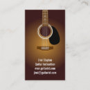Suche nach gitarrenlektionen visitenkarten Gitarrist