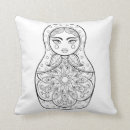 Recherche de poupée coussins Matryoshka