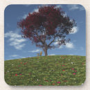 Suche nach wolken untersetzer Baum