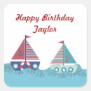 Recherche de anniversaire de voilier autocollants Garçon