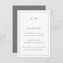 Recherche de grey invitations Classique