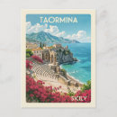 Suche nach taormina postkarten Vintag