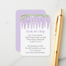 Recherche de mauve baby shower invitations Lavande