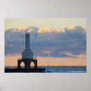 Recherche de le lac michigan posters Lever du soleil