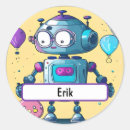Recherche de bots autocollants Robot