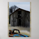 Recherche de voiture rouillée posters Rural