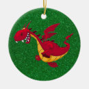 Recherche de dragon rouge ornements Noël