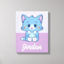 Suche nach kawaii cartoon leinwandbilder Katze
