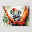 Suche nach weihnachtstiere postkarten Weihnachtsmannmütze