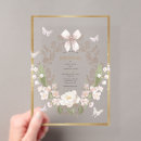 Recherche de paon mariage invitations Vintage